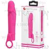Vibrador con 10 velocidades y anillo para sujetar